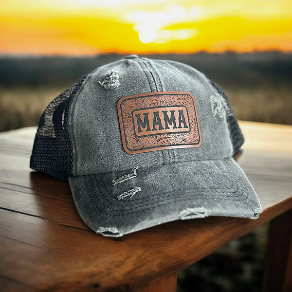 Mama Distressed Hat