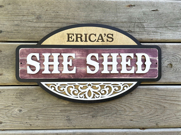 Custom She Shed Sign