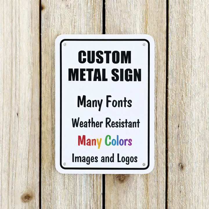 Custom Aluminum Sign – Laser Core