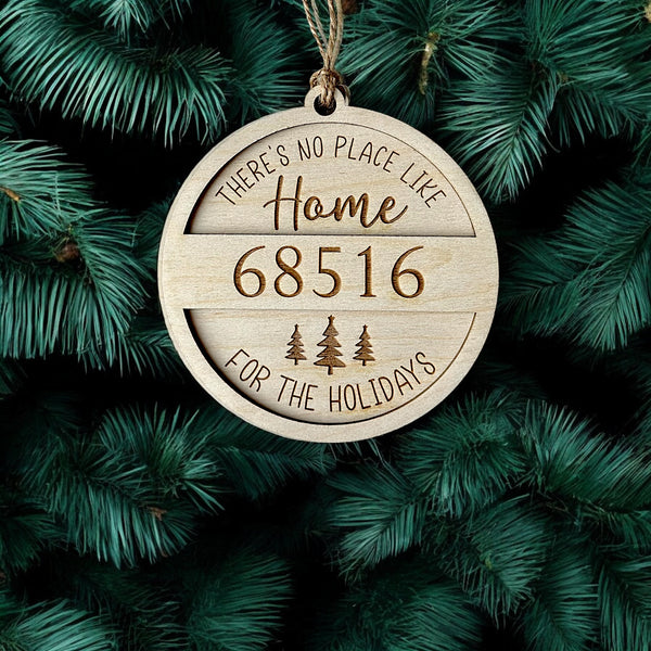 Custom Zip Code Ornament