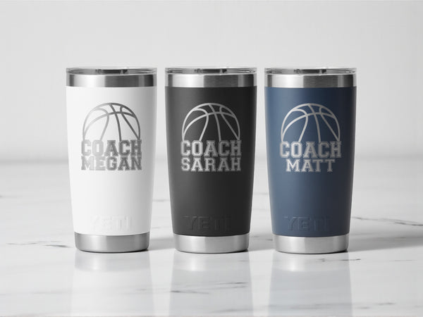 Custom Basketball Coach Tumbler