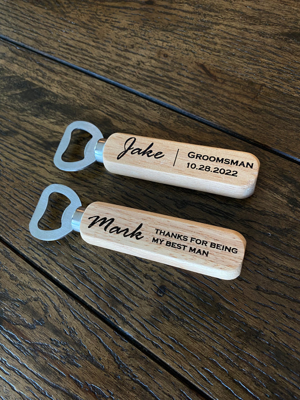 Wood Bottle Openers