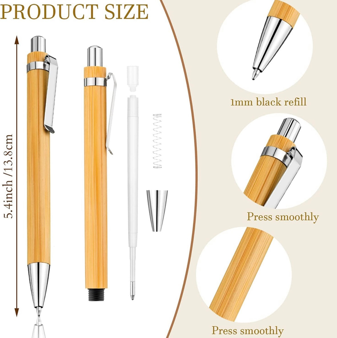 Bamboo pens